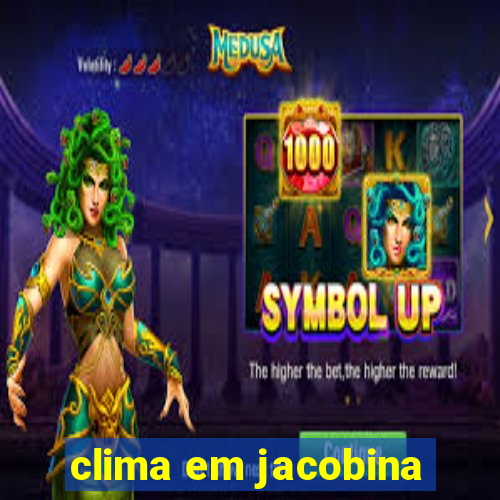 clima em jacobina